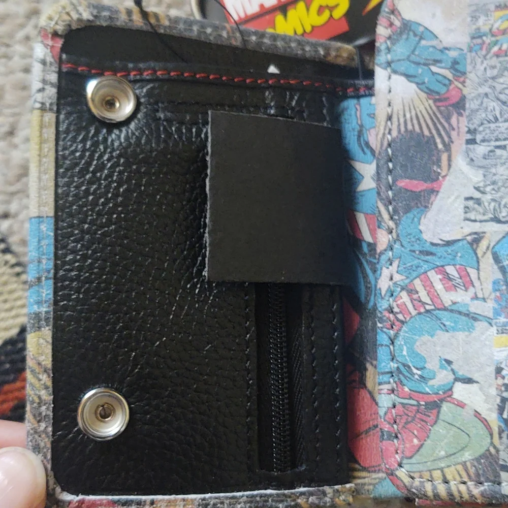 Marvel‎ Captain America Chain Leather Wallet